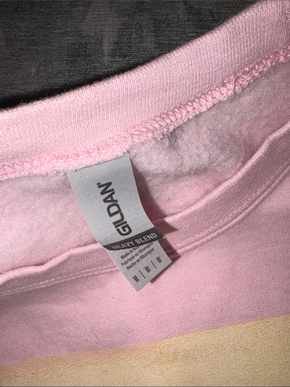 Pink Graphic Crewneck Sweatshirt - Women's Pullover - Picture 3 of 5